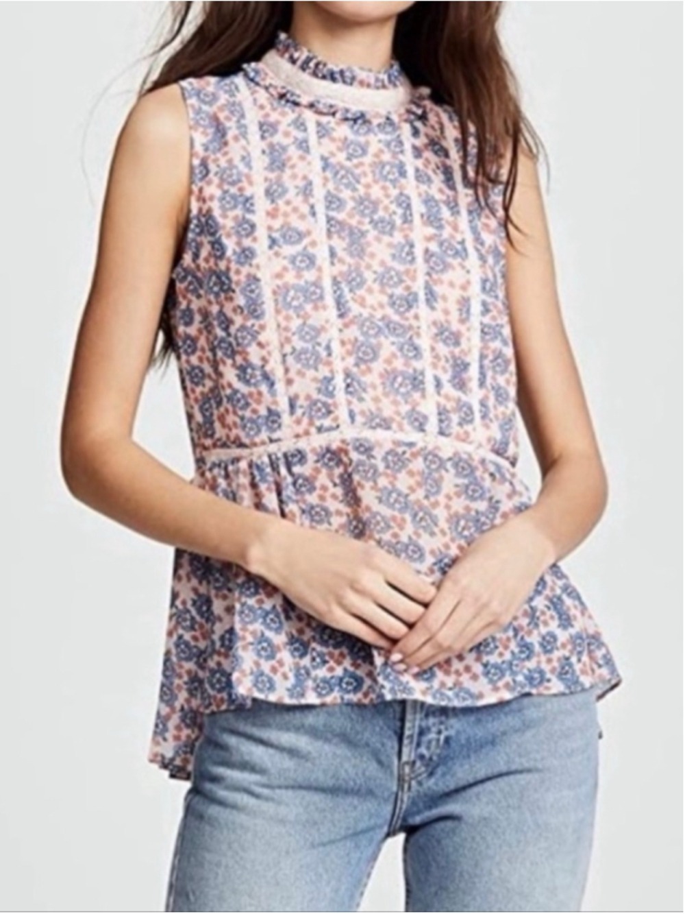 Rebecca Minkoff “Jamie Top” Sleeveless Blouse Size M NWT